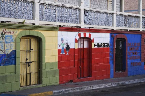 Puerto Rico, Isabela Segunda Town shop fronts